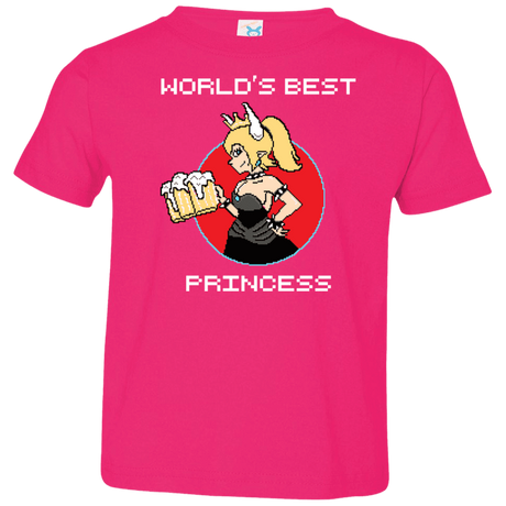 T-Shirts Hot Pink / 2T World's Best Princess Toddler Premium T-Shirt