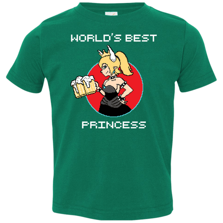 T-Shirts Kelly / 2T World's Best Princess Toddler Premium T-Shirt