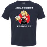 T-Shirts Navy / 2T World's Best Princess Toddler Premium T-Shirt