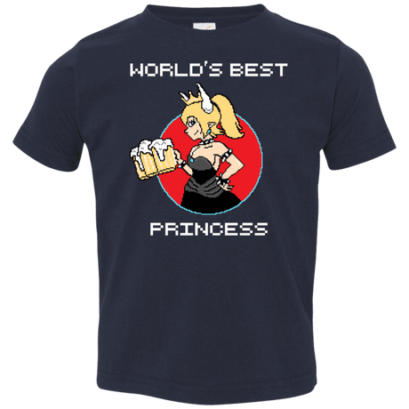 T-Shirts Navy / 2T World's Best Princess Toddler Premium T-Shirt