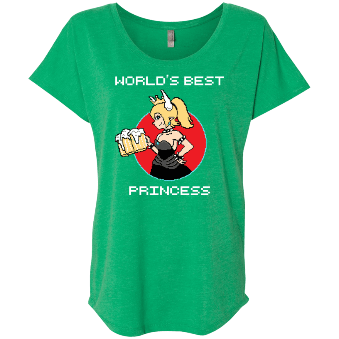 T-Shirts Envy / X-Small World's Best Princess Triblend Dolman Sleeve