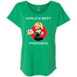 T-Shirts Envy / X-Small World's Best Princess Triblend Dolman Sleeve