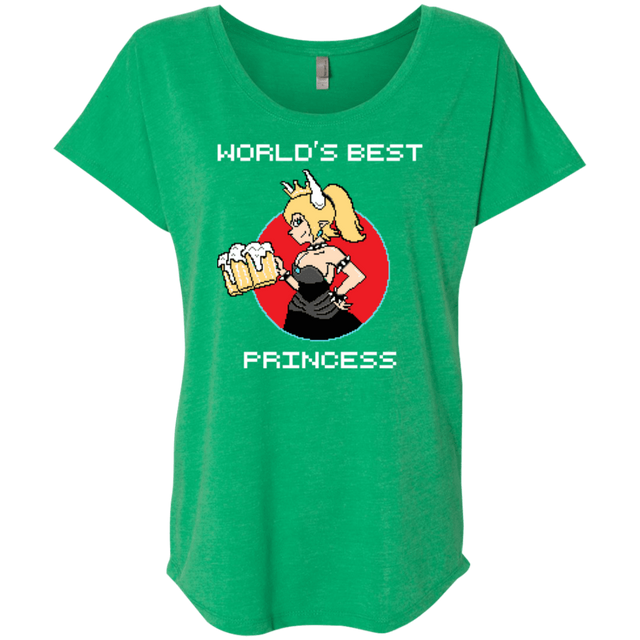 T-Shirts Envy / X-Small World's Best Princess Triblend Dolman Sleeve