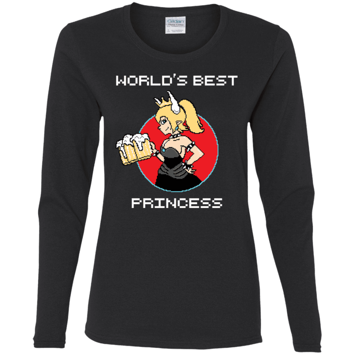 T-Shirts Black / S World's Best Princess Women's Long Sleeve T-Shirt