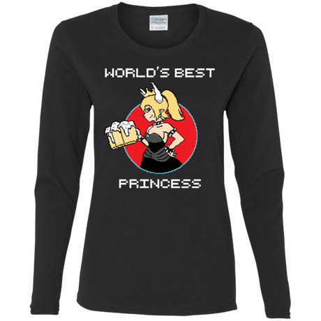 T-Shirts Black / S World's Best Princess Women's Long Sleeve T-Shirt