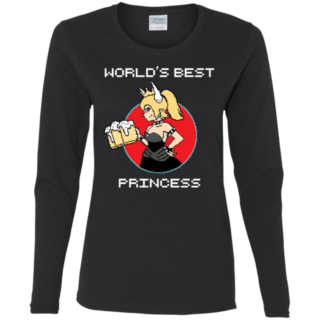 T-Shirts Black / S World's Best Princess Women's Long Sleeve T-Shirt