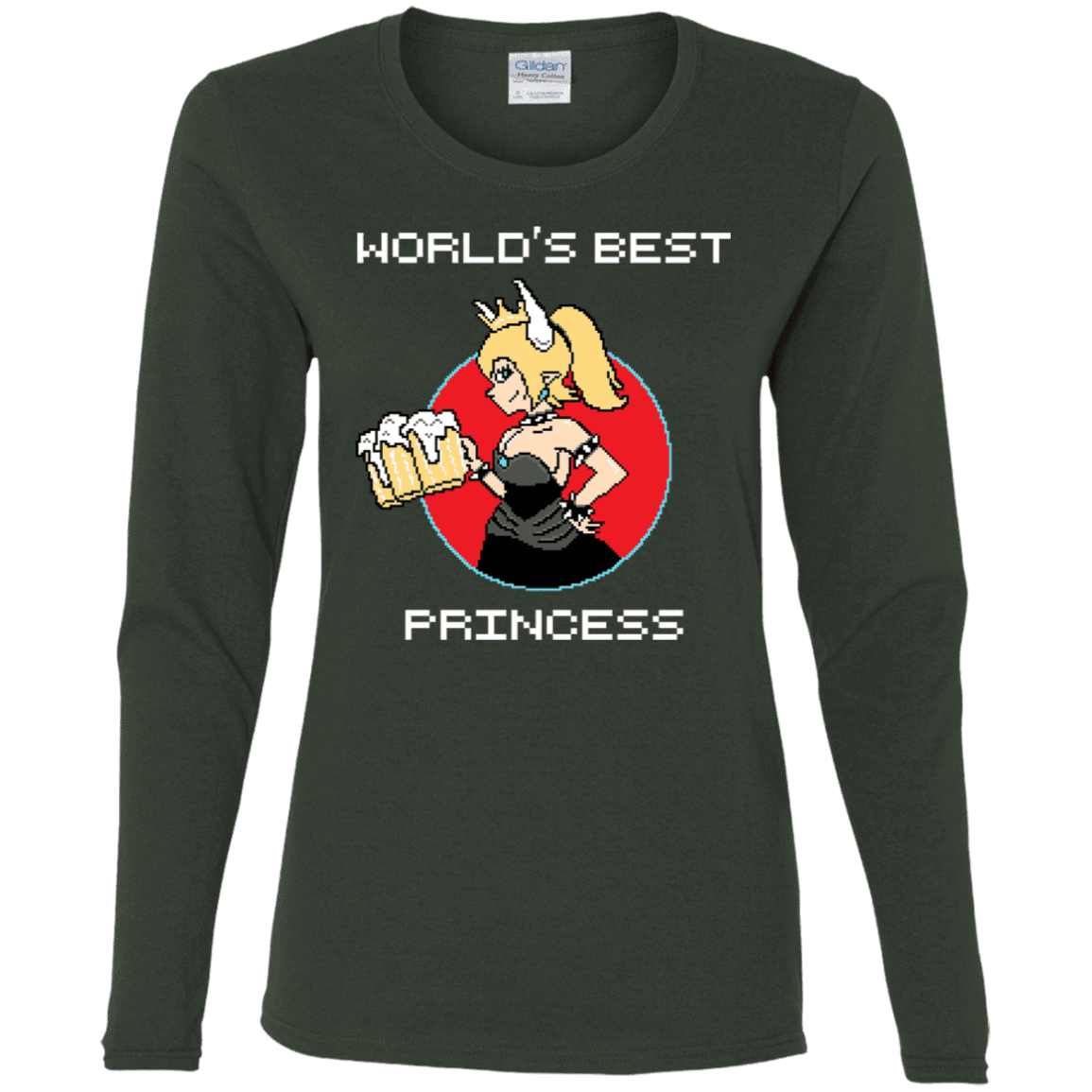 T-Shirts Forest / S World's Best Princess Women's Long Sleeve T-Shirt