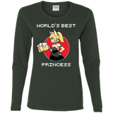 T-Shirts Forest / S World's Best Princess Women's Long Sleeve T-Shirt