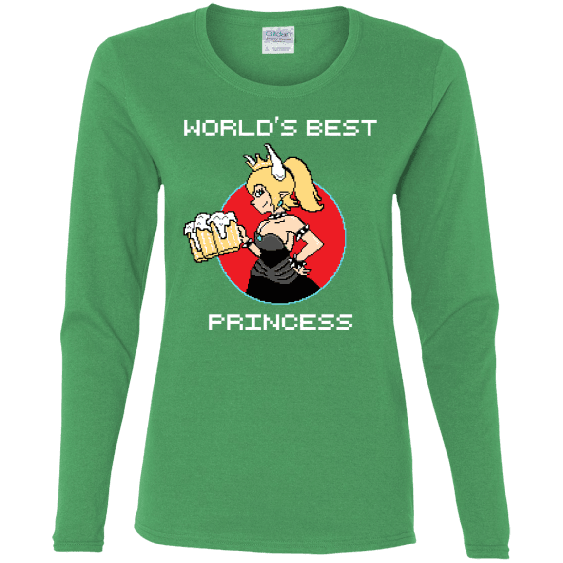 T-Shirts Irish Green / S World's Best Princess Women's Long Sleeve T-Shirt