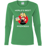 T-Shirts Irish Green / S World's Best Princess Women's Long Sleeve T-Shirt