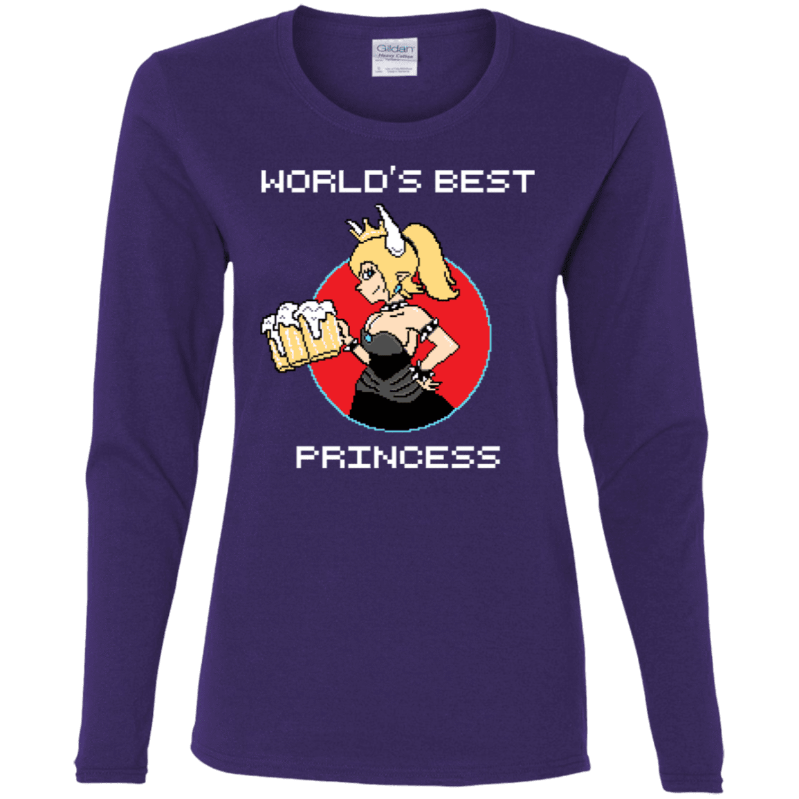 T-Shirts Purple / S World's Best Princess Women's Long Sleeve T-Shirt