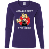 T-Shirts Purple / S World's Best Princess Women's Long Sleeve T-Shirt