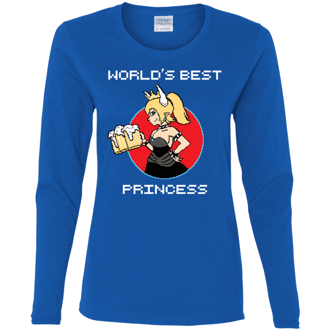 T-Shirts Royal / S World's Best Princess Women's Long Sleeve T-Shirt