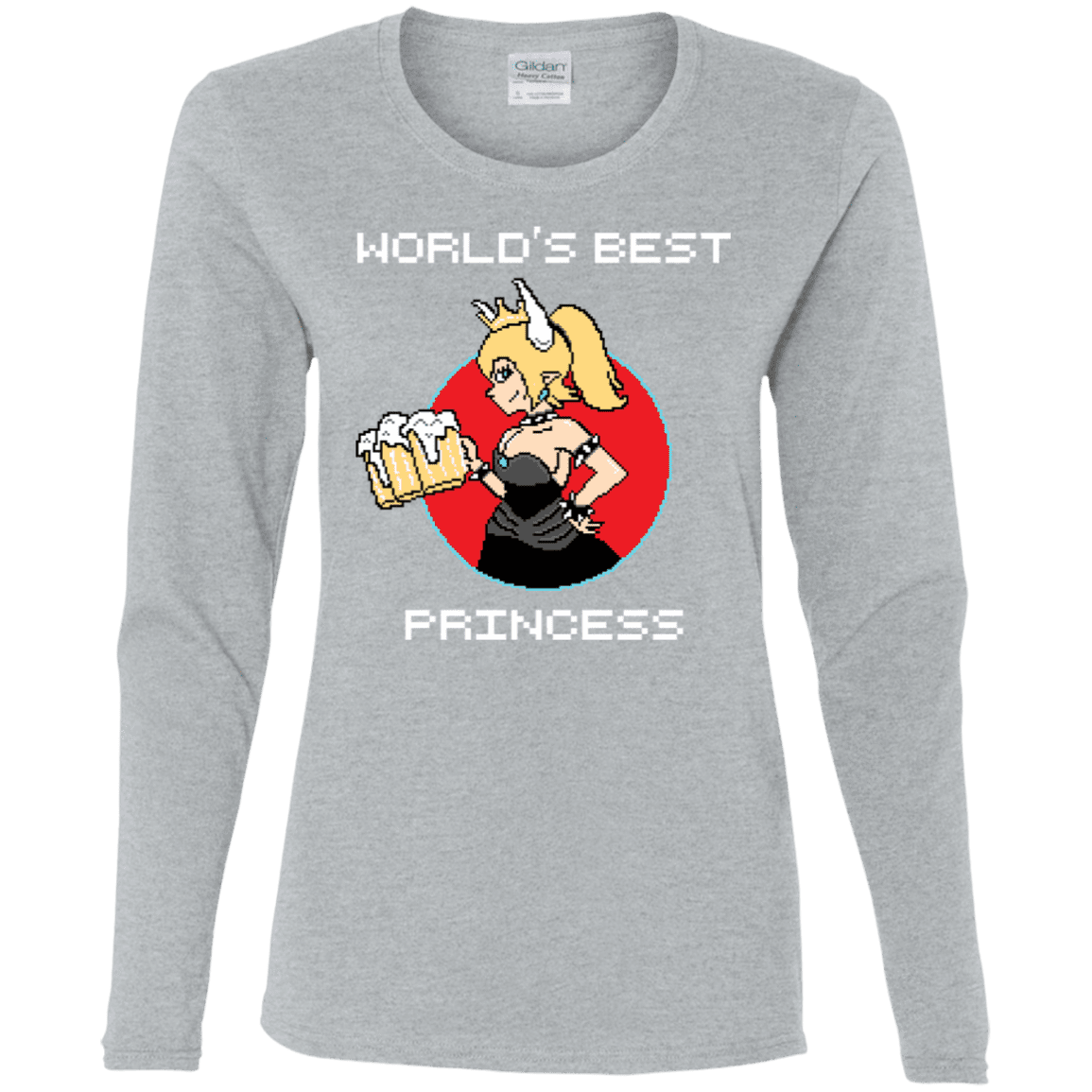 T-Shirts Sport Grey / S World's Best Princess Women's Long Sleeve T-Shirt