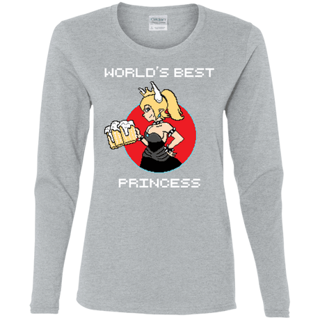 T-Shirts Sport Grey / S World's Best Princess Women's Long Sleeve T-Shirt