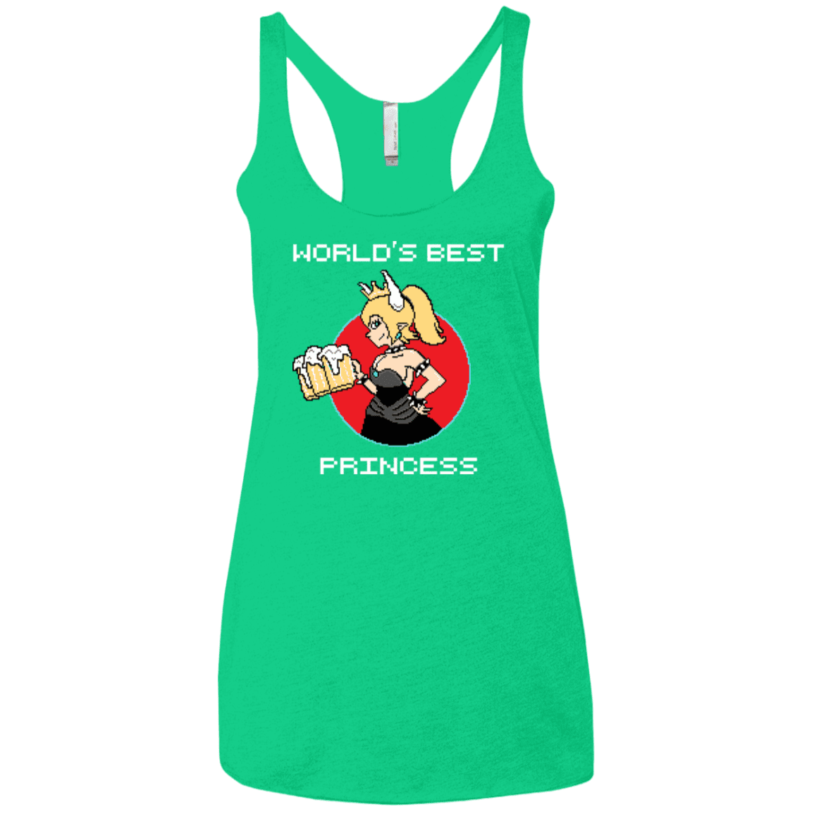 T-Shirts Envy / X-Small World's Best Princess Women's Triblend Racerback Tank