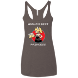 T-Shirts Macchiato / X-Small World's Best Princess Women's Triblend Racerback Tank