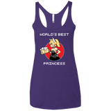 T-Shirts Purple Rush / X-Small World's Best Princess Women's Triblend Racerback Tank