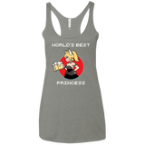 T-Shirts Venetian Grey / X-Small World's Best Princess Women's Triblend Racerback Tank