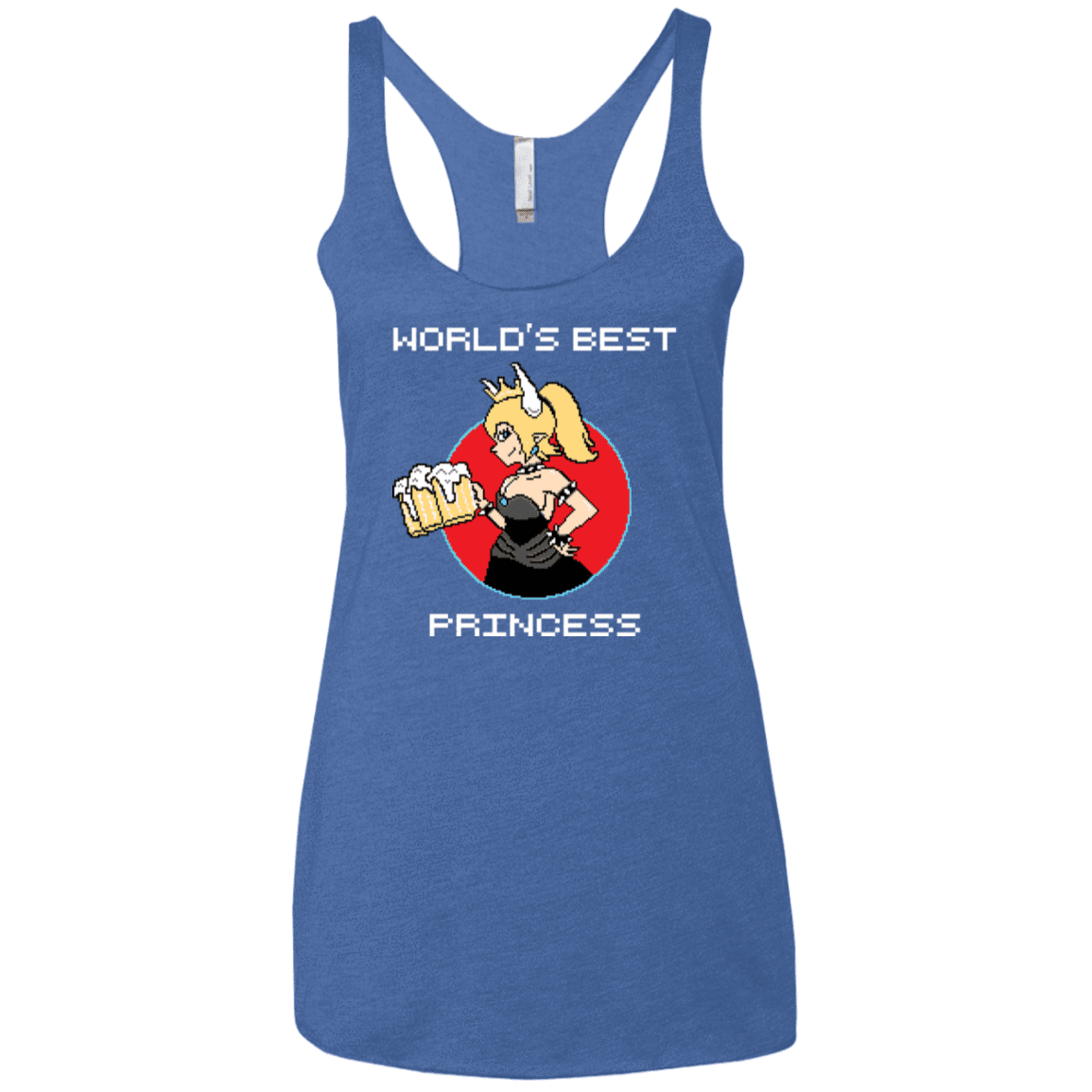 T-Shirts Vintage Royal / X-Small World's Best Princess Women's Triblend Racerback Tank