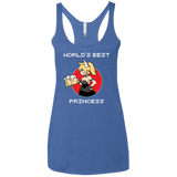 T-Shirts Vintage Royal / X-Small World's Best Princess Women's Triblend Racerback Tank