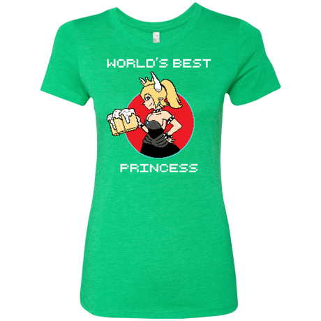 T-Shirts Envy / S World's Best Princess Women's Triblend T-Shirt