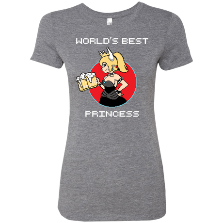 T-Shirts Premium Heather / S World's Best Princess Women's Triblend T-Shirt