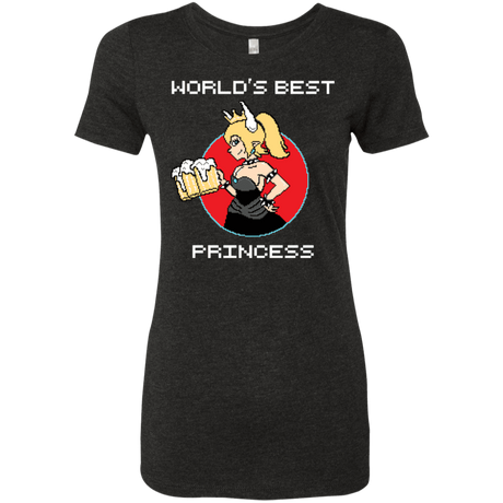 T-Shirts Vintage Black / S World's Best Princess Women's Triblend T-Shirt