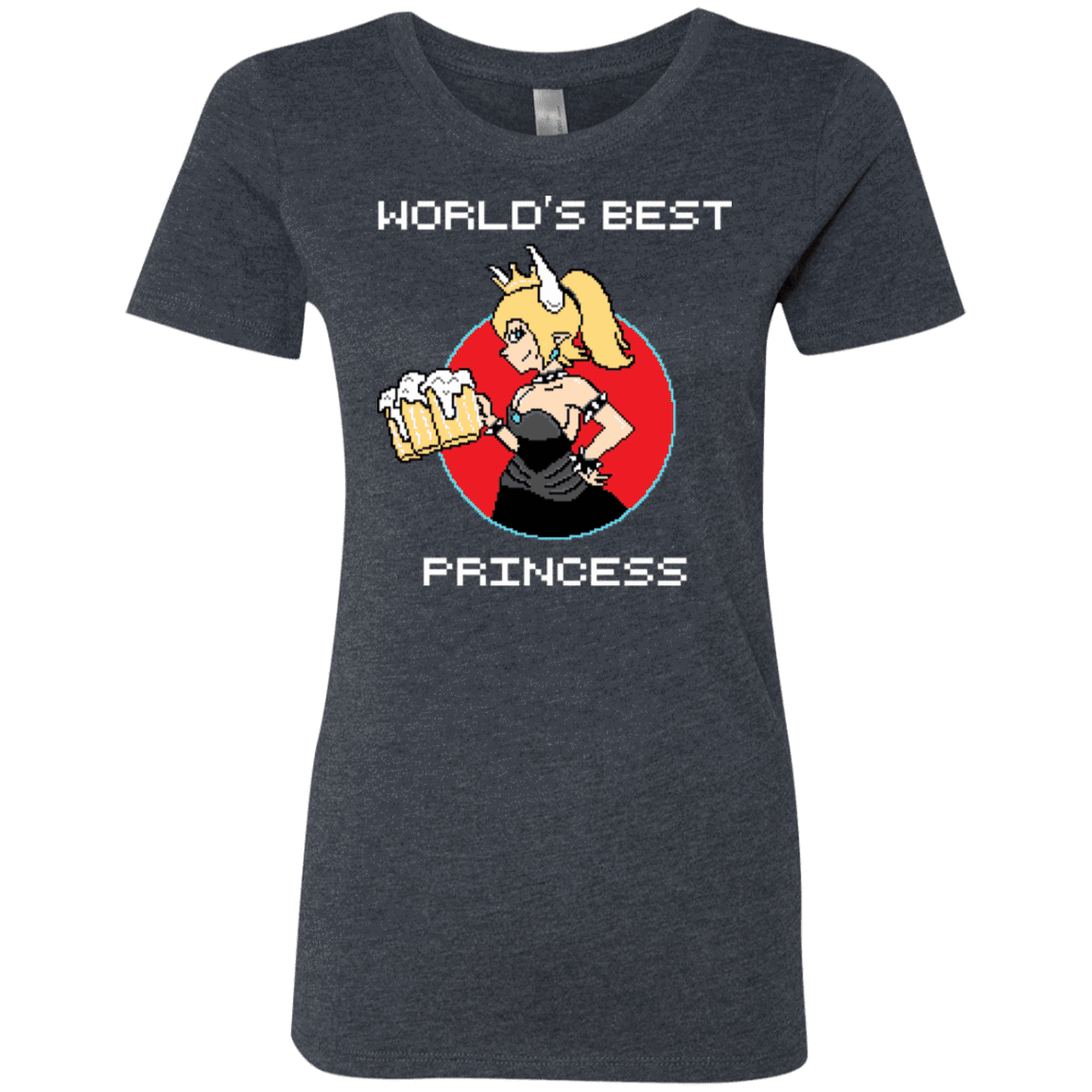 T-Shirts Vintage Navy / S World's Best Princess Women's Triblend T-Shirt