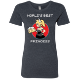 T-Shirts Vintage Navy / S World's Best Princess Women's Triblend T-Shirt