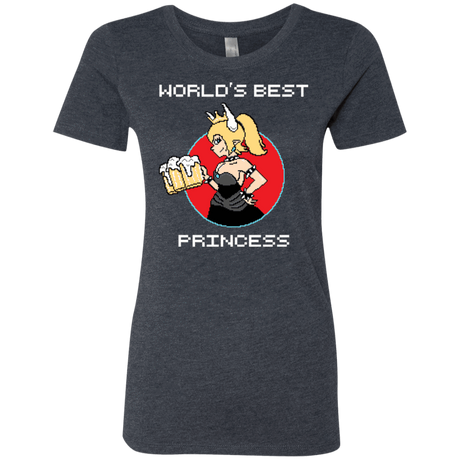 T-Shirts Vintage Navy / S World's Best Princess Women's Triblend T-Shirt