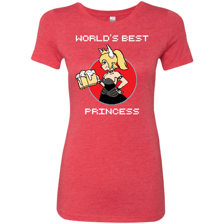 T-Shirts Vintage Red / S World's Best Princess Women's Triblend T-Shirt