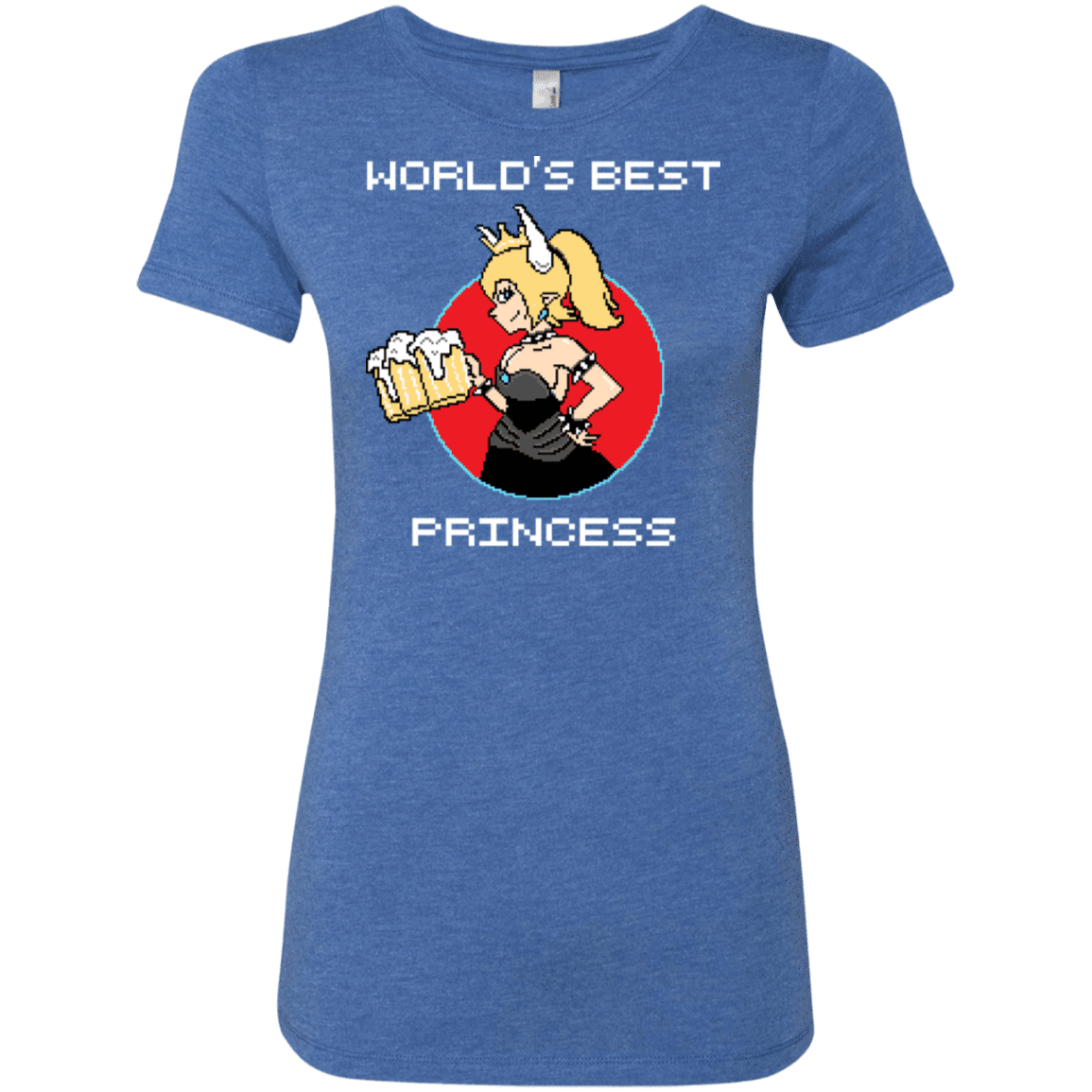 T-Shirts Vintage Royal / S World's Best Princess Women's Triblend T-Shirt