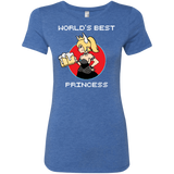 T-Shirts Vintage Royal / S World's Best Princess Women's Triblend T-Shirt