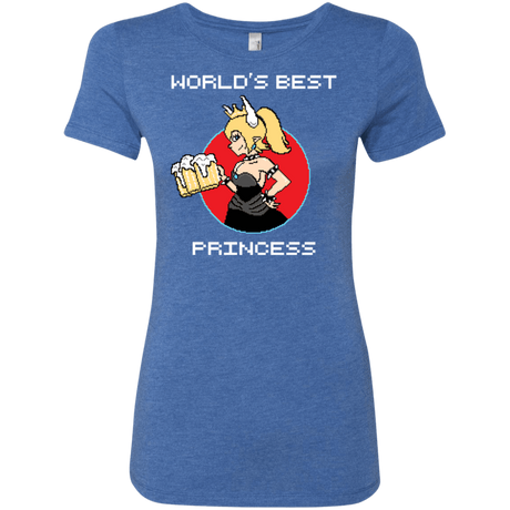 T-Shirts Vintage Royal / S World's Best Princess Women's Triblend T-Shirt
