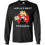 T-Shirts Black / YS World's Best Princess Youth Long Sleeve T-Shirt