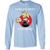 T-Shirts Light Blue / YS World's Best Princess Youth Long Sleeve T-Shirt