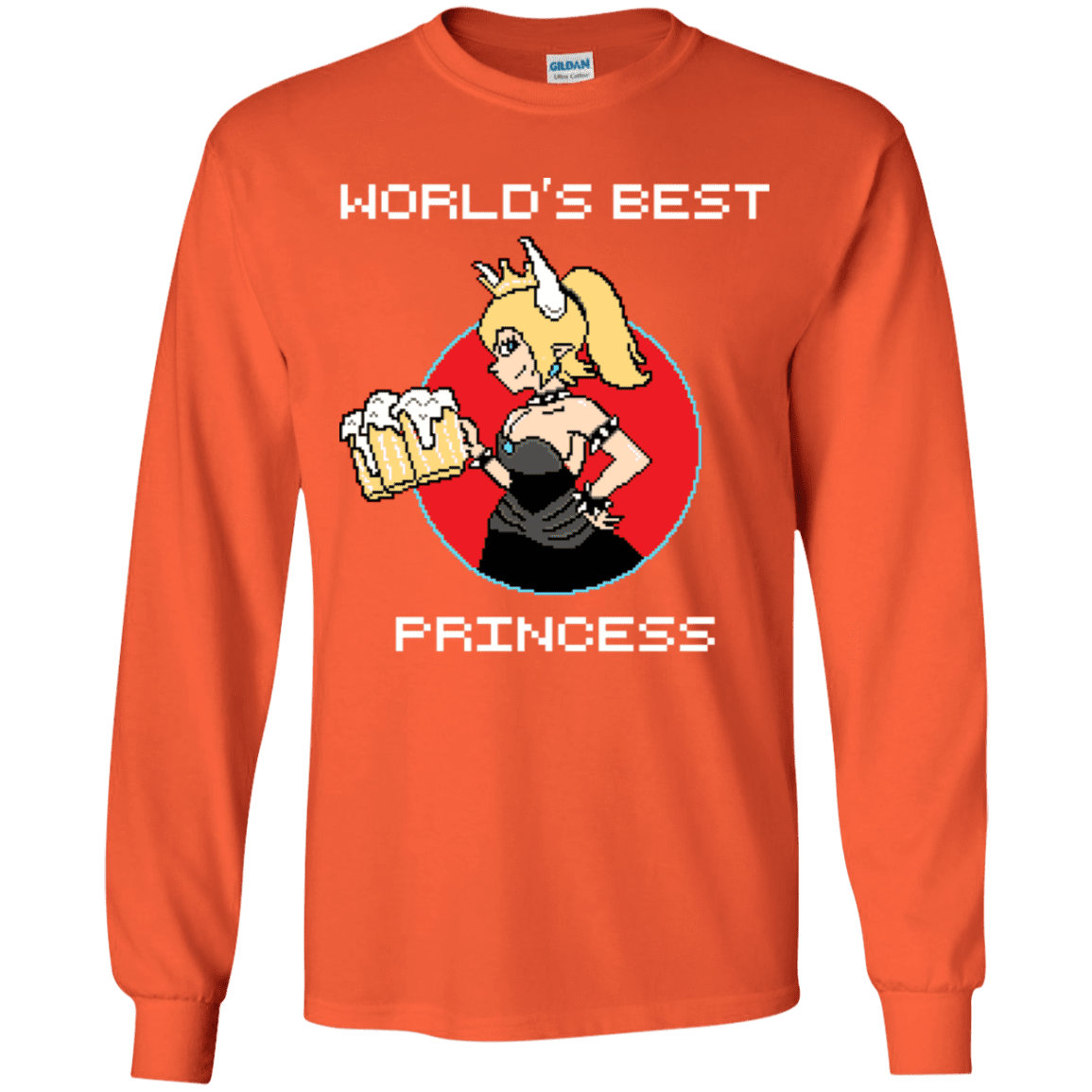 T-Shirts Orange / YS World's Best Princess Youth Long Sleeve T-Shirt