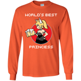 T-Shirts Orange / YS World's Best Princess Youth Long Sleeve T-Shirt