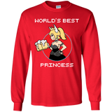 T-Shirts Red / YS World's Best Princess Youth Long Sleeve T-Shirt