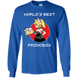 T-Shirts Royal / YS World's Best Princess Youth Long Sleeve T-Shirt