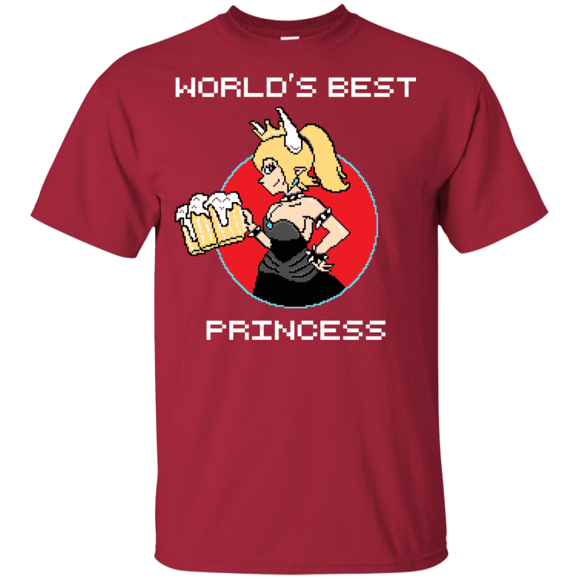 T-Shirts Cardinal / YXS World's Best Princess Youth T-Shirt