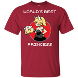 T-Shirts Cardinal / YXS World's Best Princess Youth T-Shirt