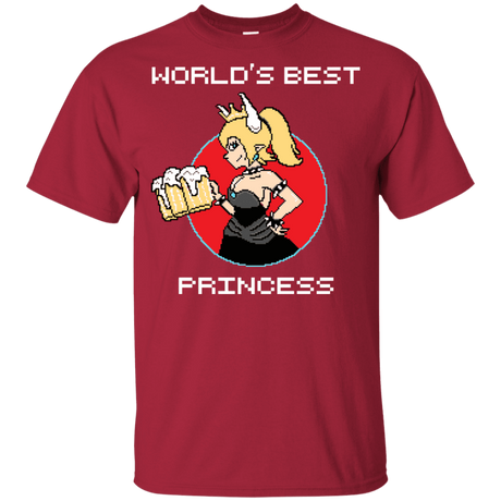 T-Shirts Cardinal / YXS World's Best Princess Youth T-Shirt