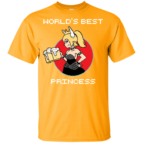 T-Shirts Gold / YXS World's Best Princess Youth T-Shirt