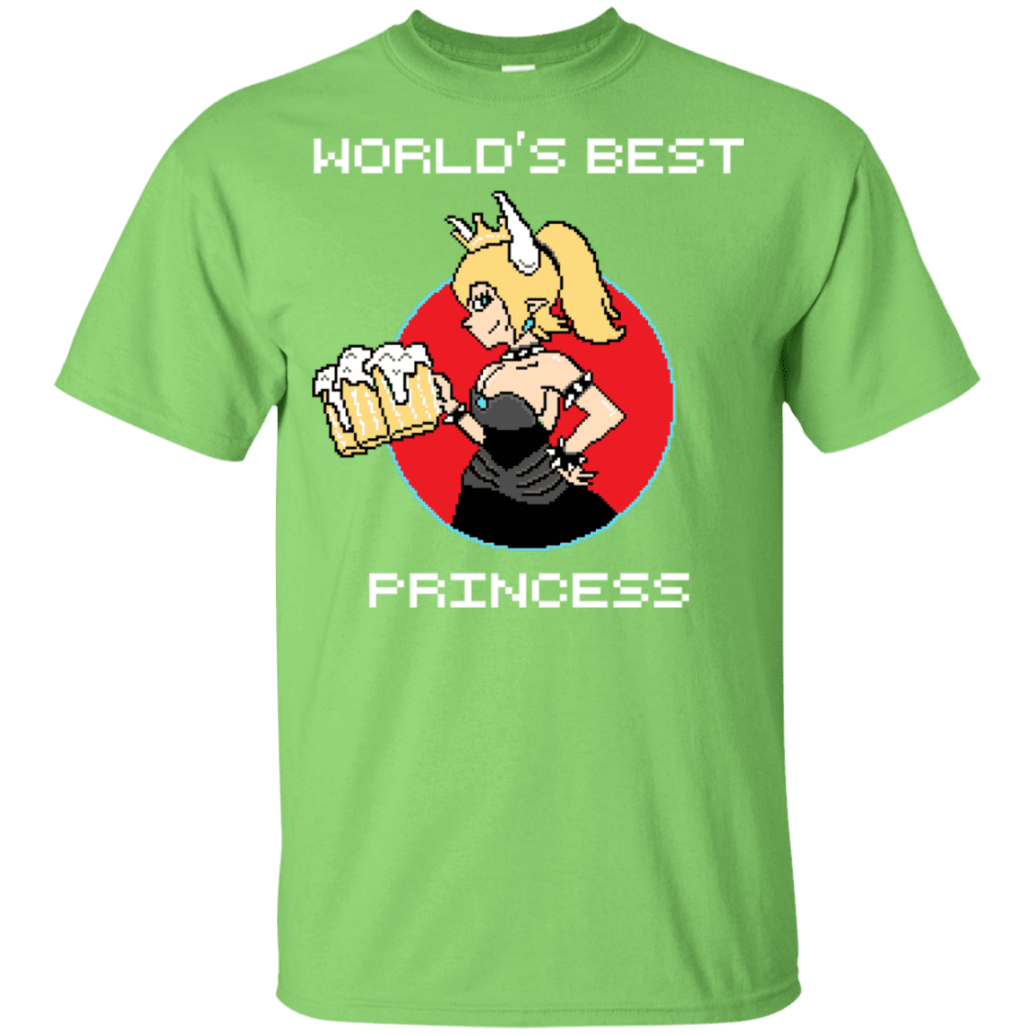 T-Shirts Lime / YXS World's Best Princess Youth T-Shirt