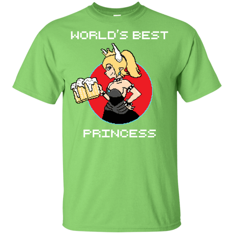 T-Shirts Lime / YXS World's Best Princess Youth T-Shirt