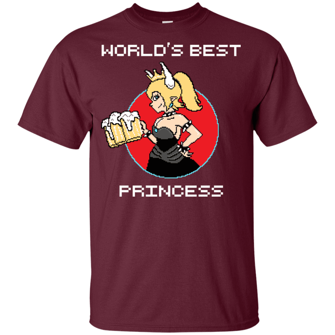 T-Shirts Maroon / YXS World's Best Princess Youth T-Shirt