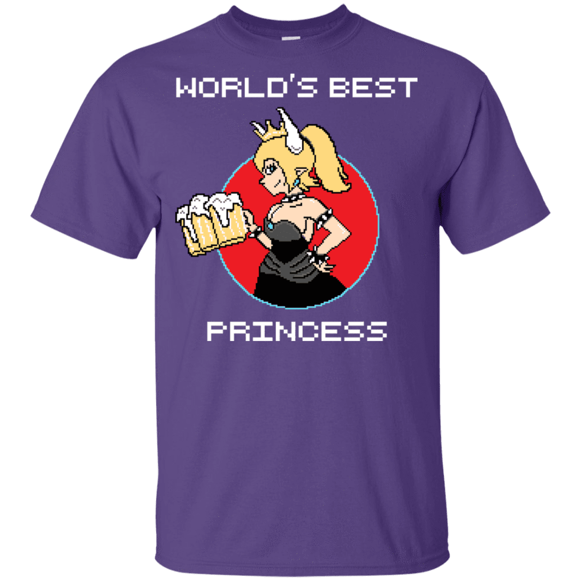 T-Shirts Purple / YXS World's Best Princess Youth T-Shirt