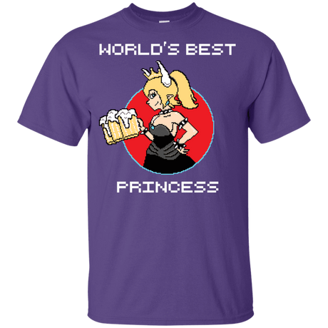 T-Shirts Purple / YXS World's Best Princess Youth T-Shirt